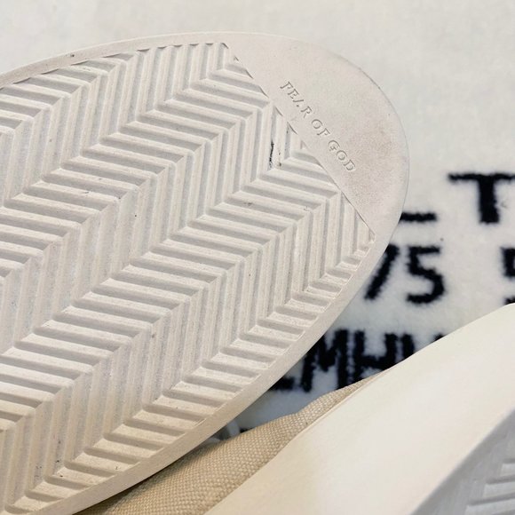 Fear Of God Backless Slip On Shoes Loafers - SAND